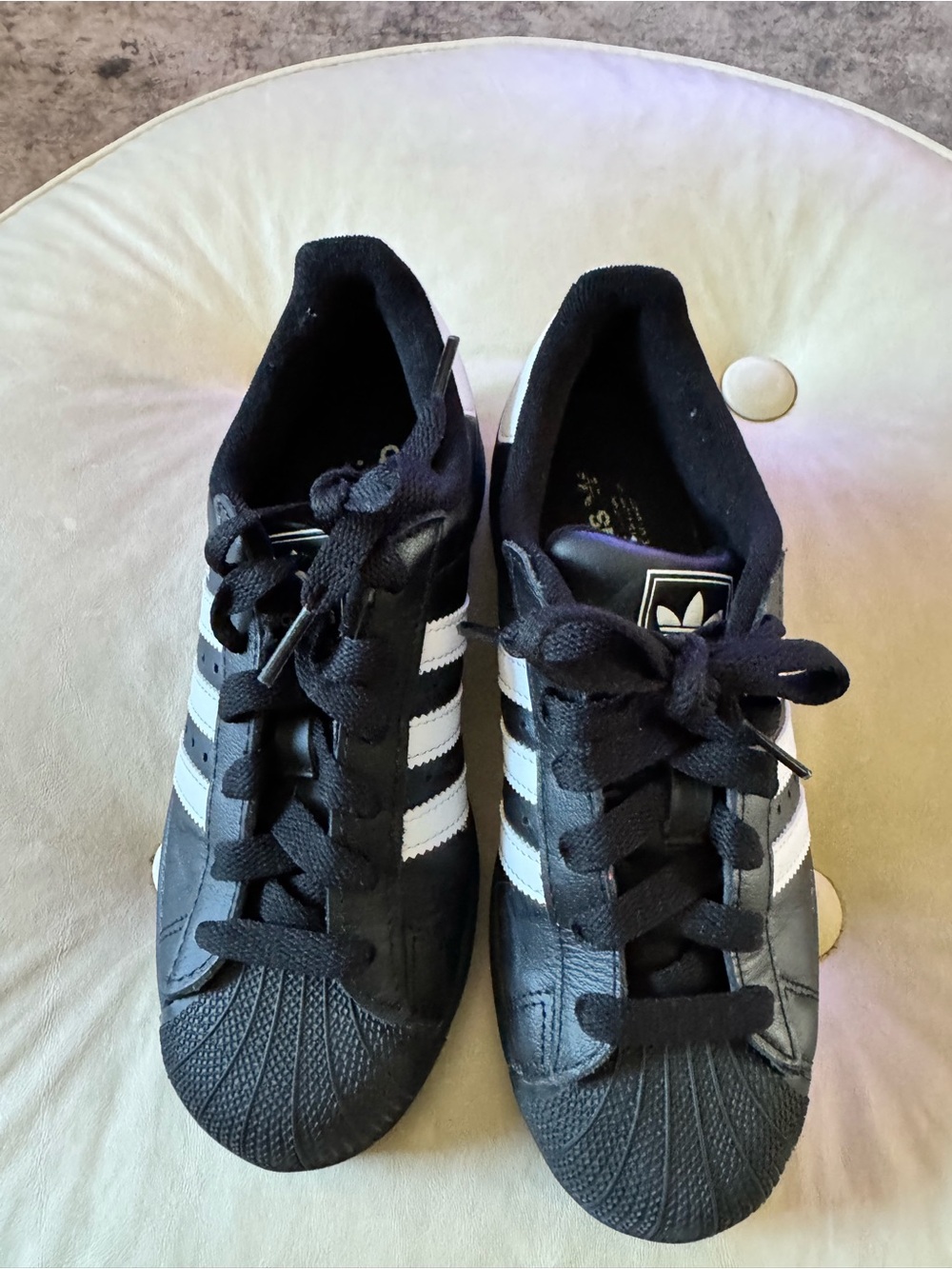 adidas Kids Black and White Classic Sneakers